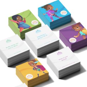 Packs of Power of a Girl affirmation cards